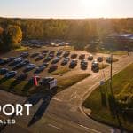 The inviting exterior of Airport Auto Sales dealership in Fredericksburg, VA